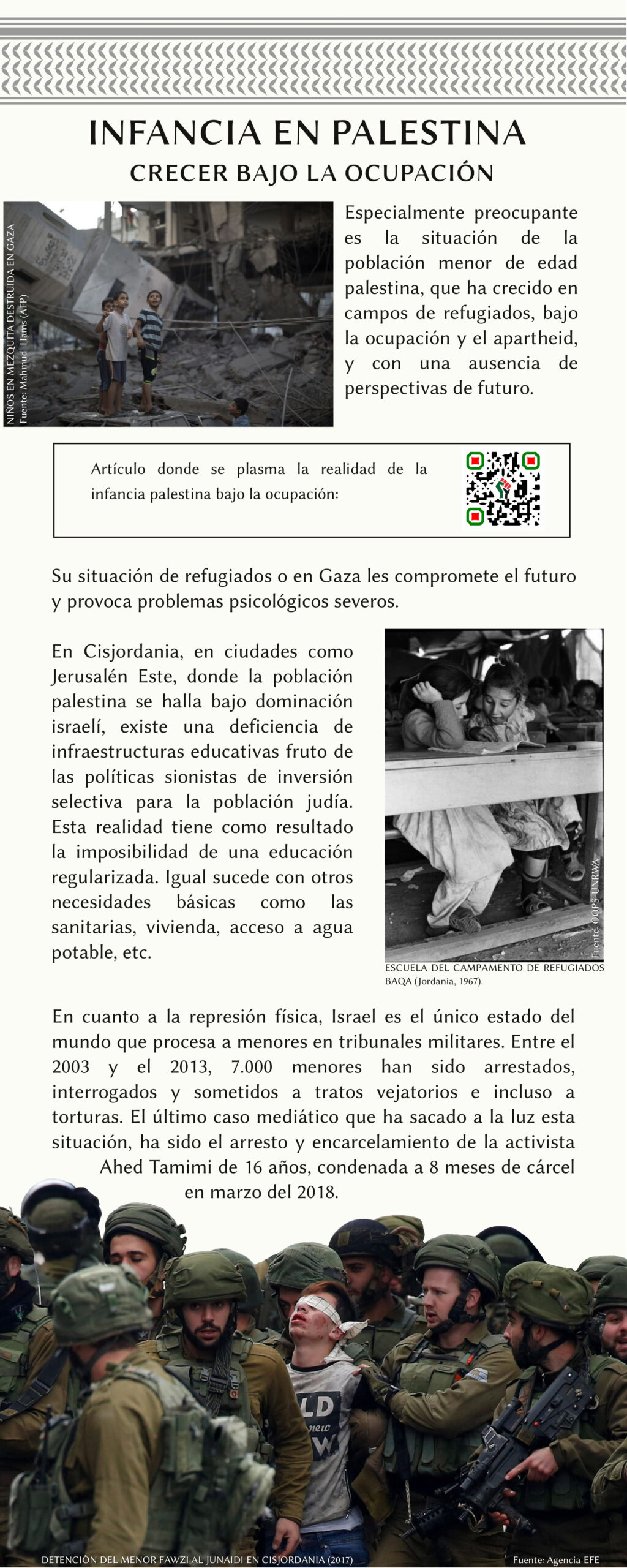 panel 14 exposición palestina